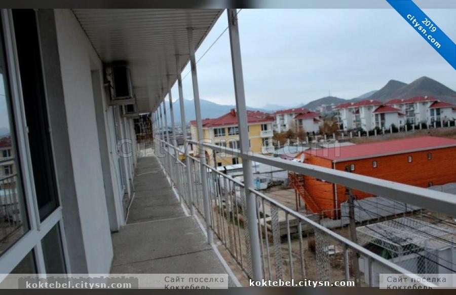 Однокомнатный 3-х местный номер с балконом и видом на поселок №3, 19, 23, 21 - Гостиница - Отель Крым - Коктебель - Крым