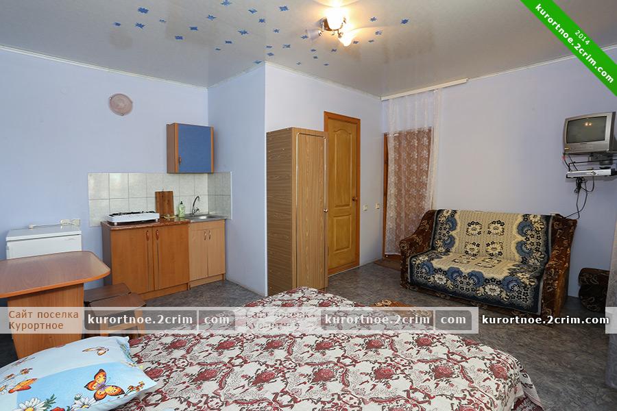 Номер «Однокомнатные номера с кухней» частного сектора «Дачные домики у Медовки» - фото №3846