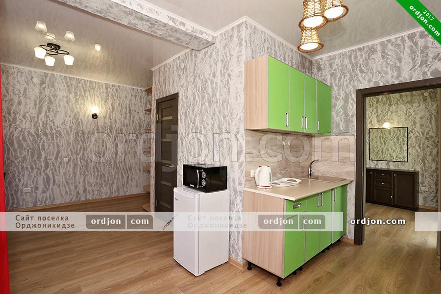 Номер «Апартаменты с кухней - студией 2х-комнатные (2-комнатный)» гостевого дома «Магнолия (Под Седлом)» - фото №9088